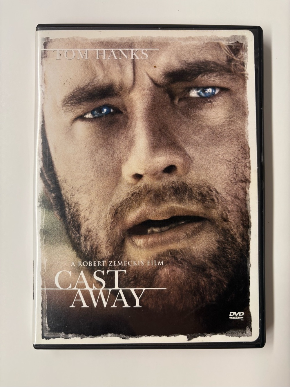 Cast Away (DVD) - White Cover Featuring Tom Hanks